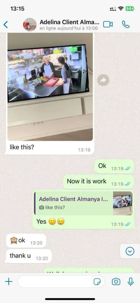 TV Corn WhatsApp Kundenservice Screenshot 4